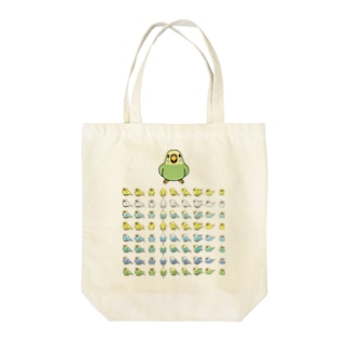 整列セキセイインコ隊【まめるりはことり】