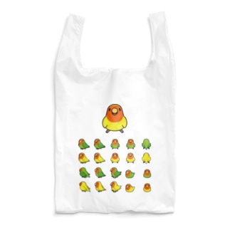 整列コザクラインコ隊【まめるりはことり】