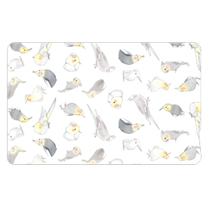 たっぷりオカメインコちゃんICカードステッカー【まめるりはことり】