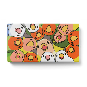 みっちりむっちり過密コザクラインコさんモバイルバッテリー【まめるりはことり】