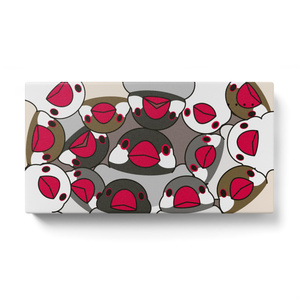 みっちりむっちり過密文鳥さんモバイルバッテリー【まめるりはことり】