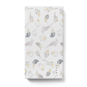 たっぷりオカメインコちゃんモバイルバッテリー【まめるりはことり】