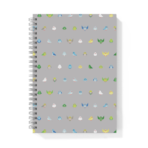 ちみまめマメルリハちゃんリングノート【まめるりはことり】