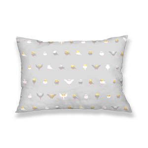 ちみまめオカメインコちゃん枕カバー【まめるりはことり】