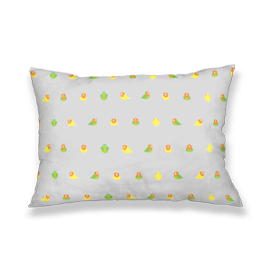 ちみまめコザクラインコちゃん枕カバー【まめるりはことり】