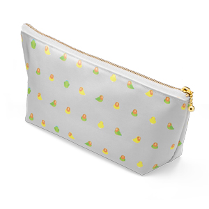 ちみまめコザクラインコちゃんポーチ【まめるりはことり】