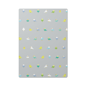 ちみまめセキセイインコちゃん下敷き【まめるりはことり】