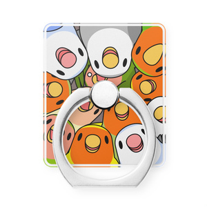 みっちりむっちり過密コザクラインコさんスマホリング【まめるりはことり】