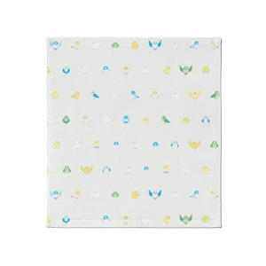 ちみまめマメルリハちゃんタオル【まめるりはことり】