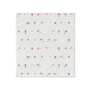 ちみまめ文鳥ちゃんタオル【まめるりはことり】