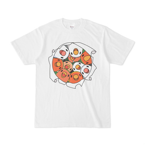 三密です！むちむちコザクラインコさんTシャツ【まめるりはことり】