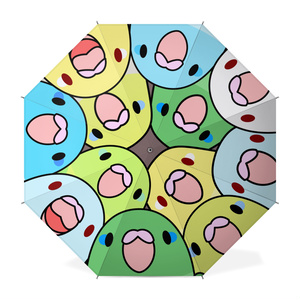 みっちりむっちり過密マメルリハさん傘【まめるりはことり】