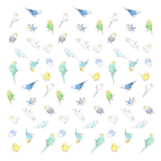 いっぱいセキセイインコちゃん【まめるりはことり】