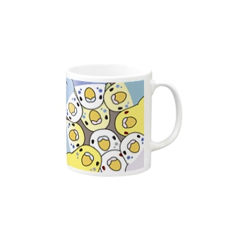 みっちりむっちり過密セキセイインコさん【まめるりはことり】