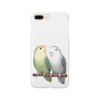 コザクラインコ　モーブとオリーブ【まめるりはことり】