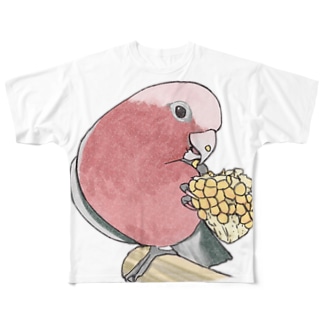 モモイロインコちゃんとトウモロコシ【まめるりはことり】