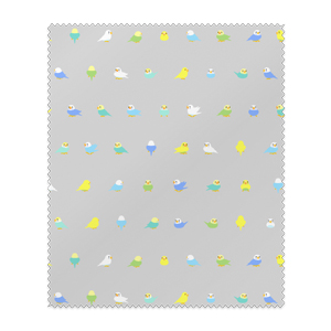 ちみまめセキセイインコちゃんメガネ拭き【まめるりはことり】