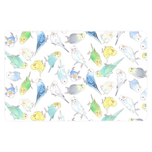 たくさんセキセイインコちゃんICカードステッカー【まめるりはことり】