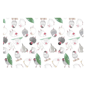 たっぷり文鳥ちゃんICカードステッカー【まめるりはことり】