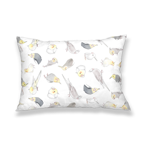 たっぷりオカメインコちゃん枕カバー【まめるりはことり】