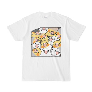三密です！むちむちオカメインコさんTシャツ【まめるりはことり】
