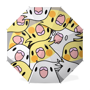 みっちりむっちり過密オカメインコさん傘【まめるりはことり】