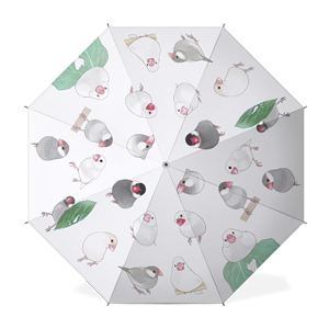 たっぷり文鳥ちゃん傘【まめるりはことり】