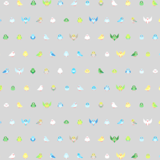 ちみまめマメルリハちゃん【まめるりはことり】