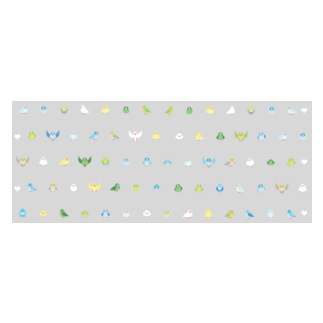 ちみまめあつまれマメルリハちゃん【まめるりはことり】