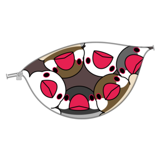 三密です！むちむち文鳥さん【まめるりはことり】