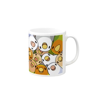 みっちりむっちり過密コザクラインコさん【まめるりはことり】