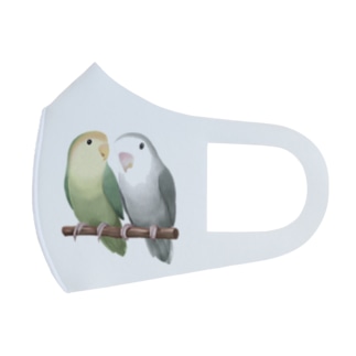 コザクラインコ　モーブとオリーブ【まめるりはことり】