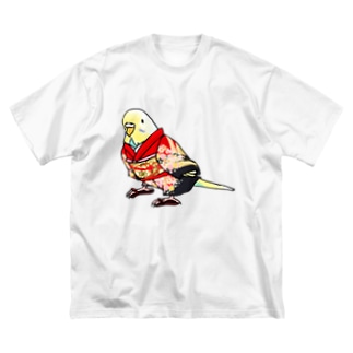 ごきげん着物セキセイインコ【まめるりはことり】