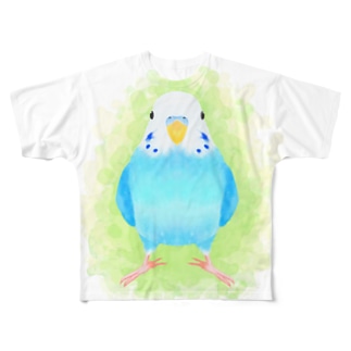 ほんわかセキセイインコ　ブルー【まめるりはことり】