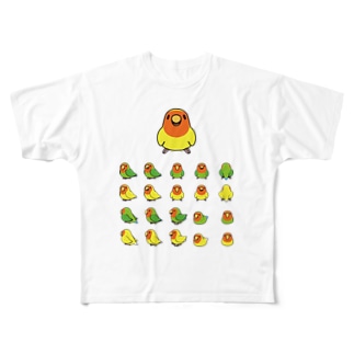 整列コザクラインコ隊【まめるりはことり】