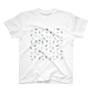 いっぱいセキセイインコちゃん【まめるりはことり】